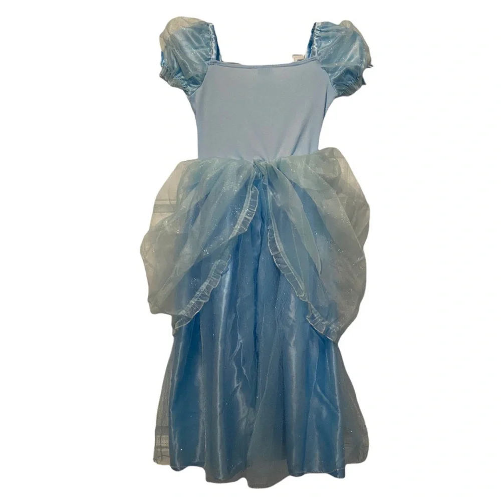 Disney Cinderella Dress Up Halloween princess Costume Shoes Jewelry Purse Lot